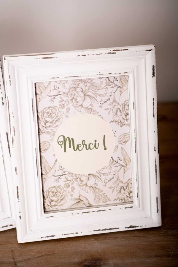 Petit cadre blanc – Image 2