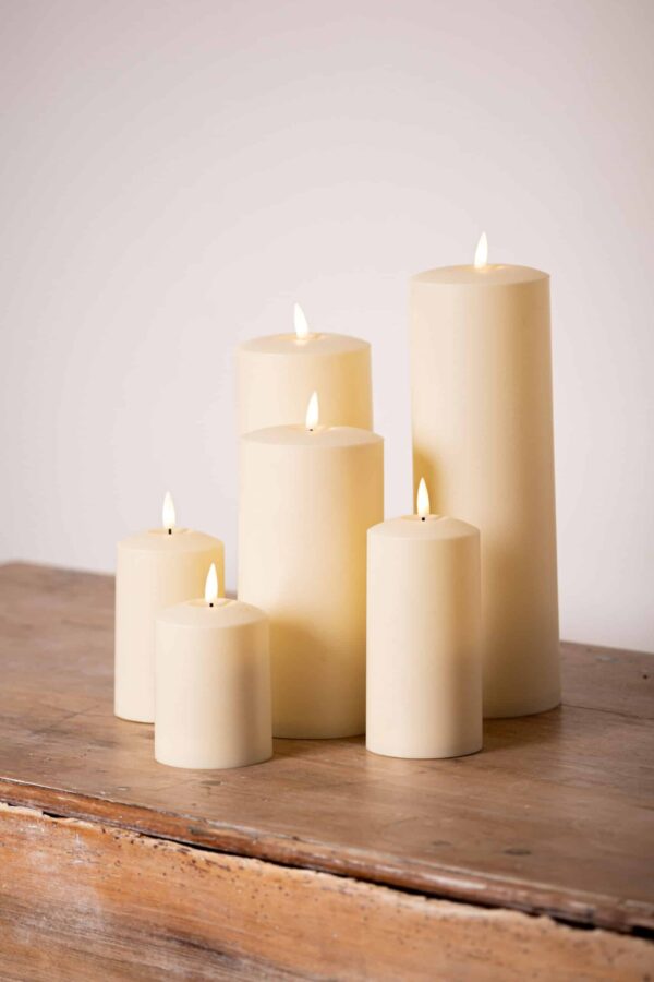 Bougies cylindriques led