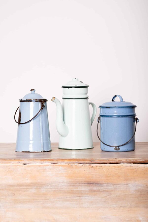 Pot émaillé vintage