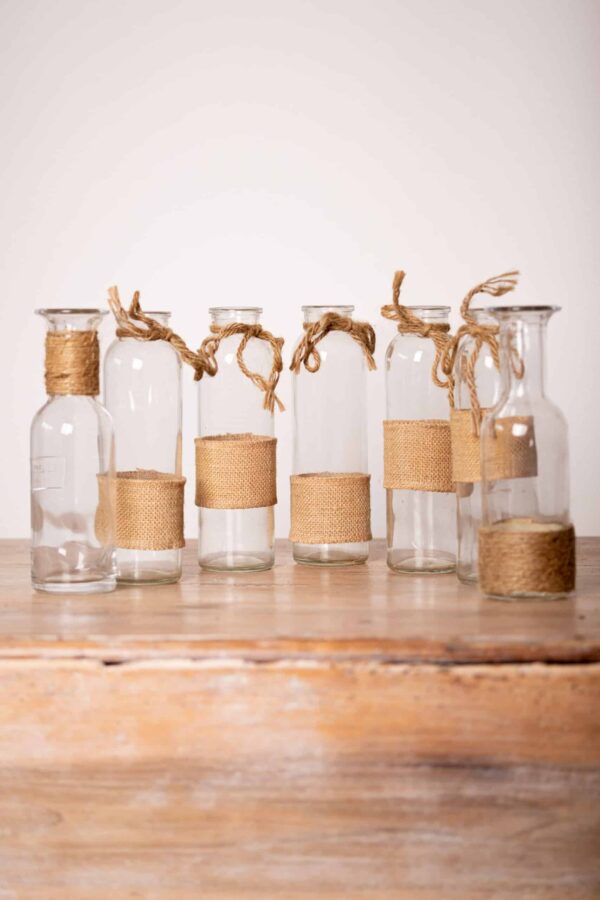 Petites bouteilles corde