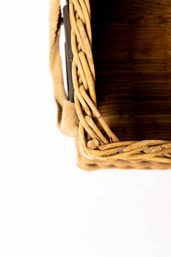 Panier en rotin rectangle – Image 2